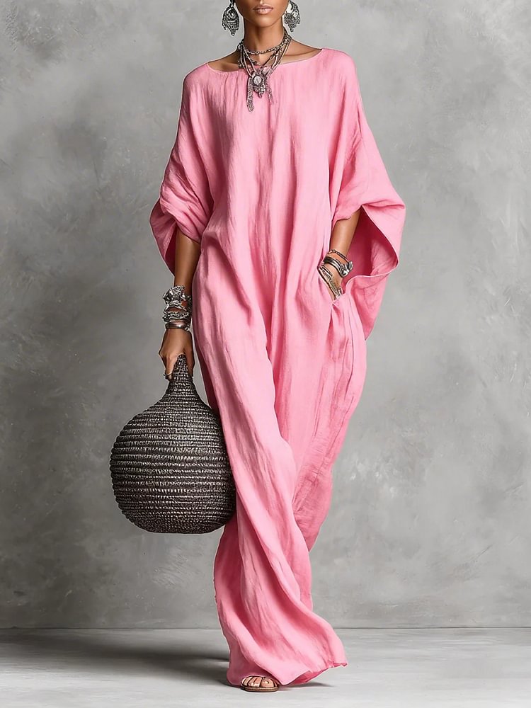 Vestido maxi Isla tipo kaftán