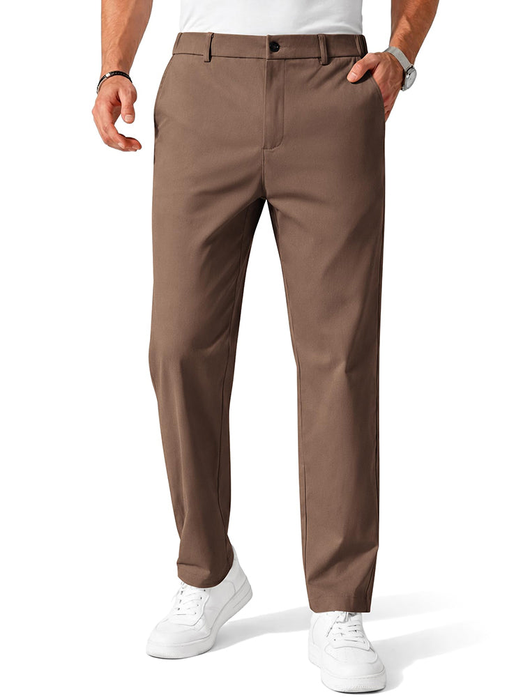 Pantalón chino elástico business casual