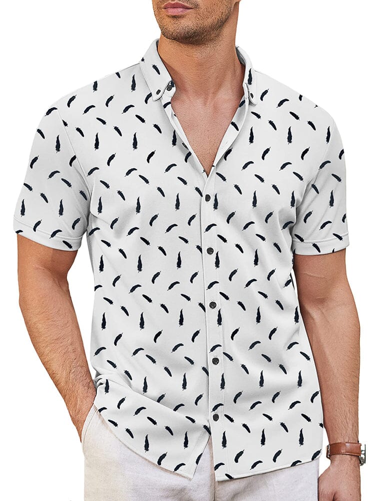 Camisa suave antiarrugas casual