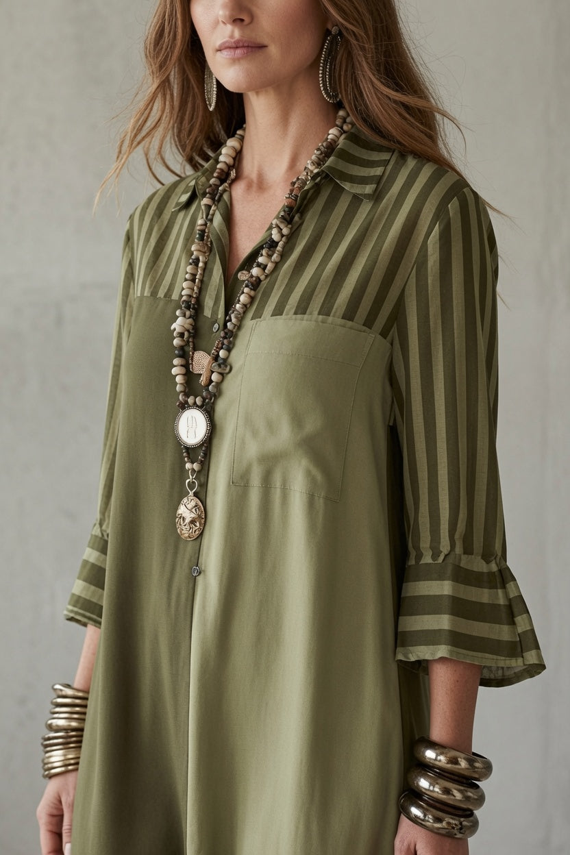 Vestido midi Claire de estilo atemporal