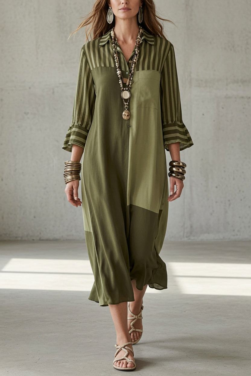 Vestido midi Claire de estilo atemporal