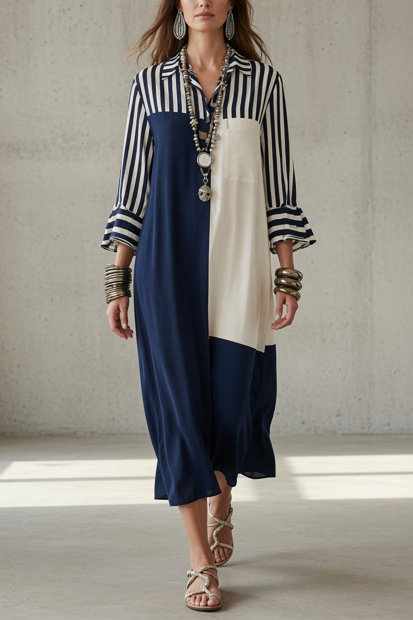 Vestido midi Claire de estilo atemporal