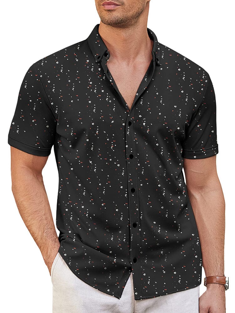 Camisa suave antiarrugas casual