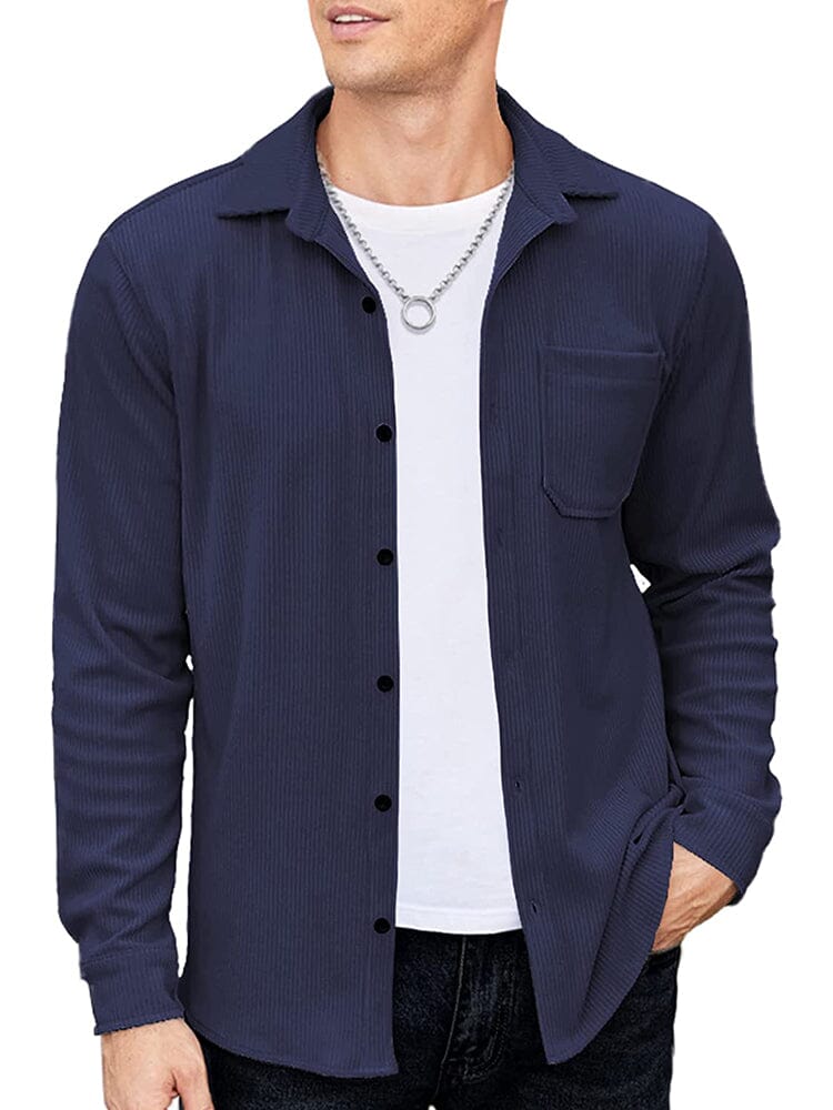 Camisa chaqueta de pana ligera casual