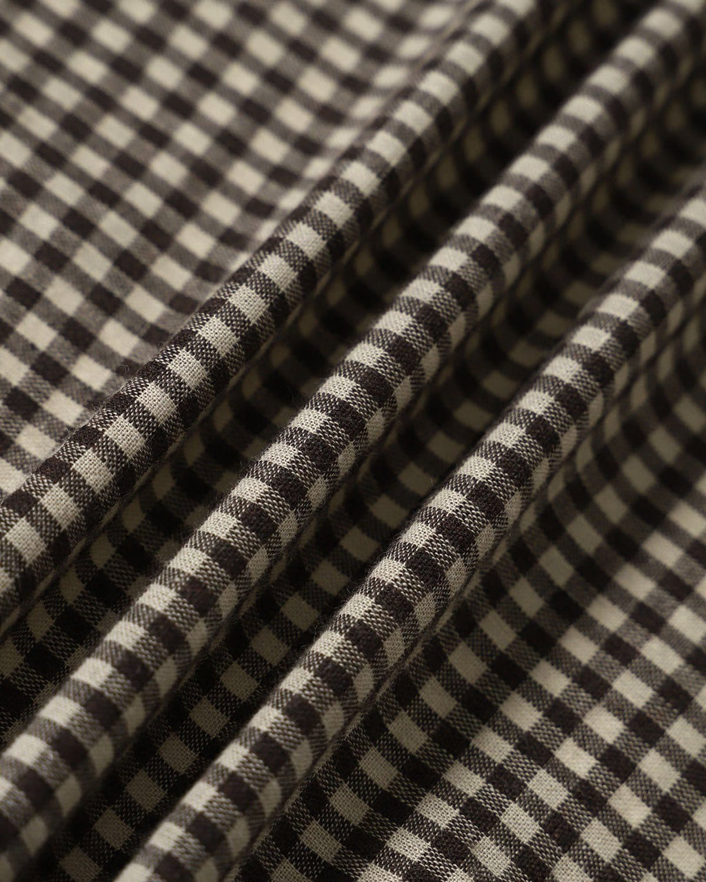 Pantalones cortos de cintura alta a cuadros marrones