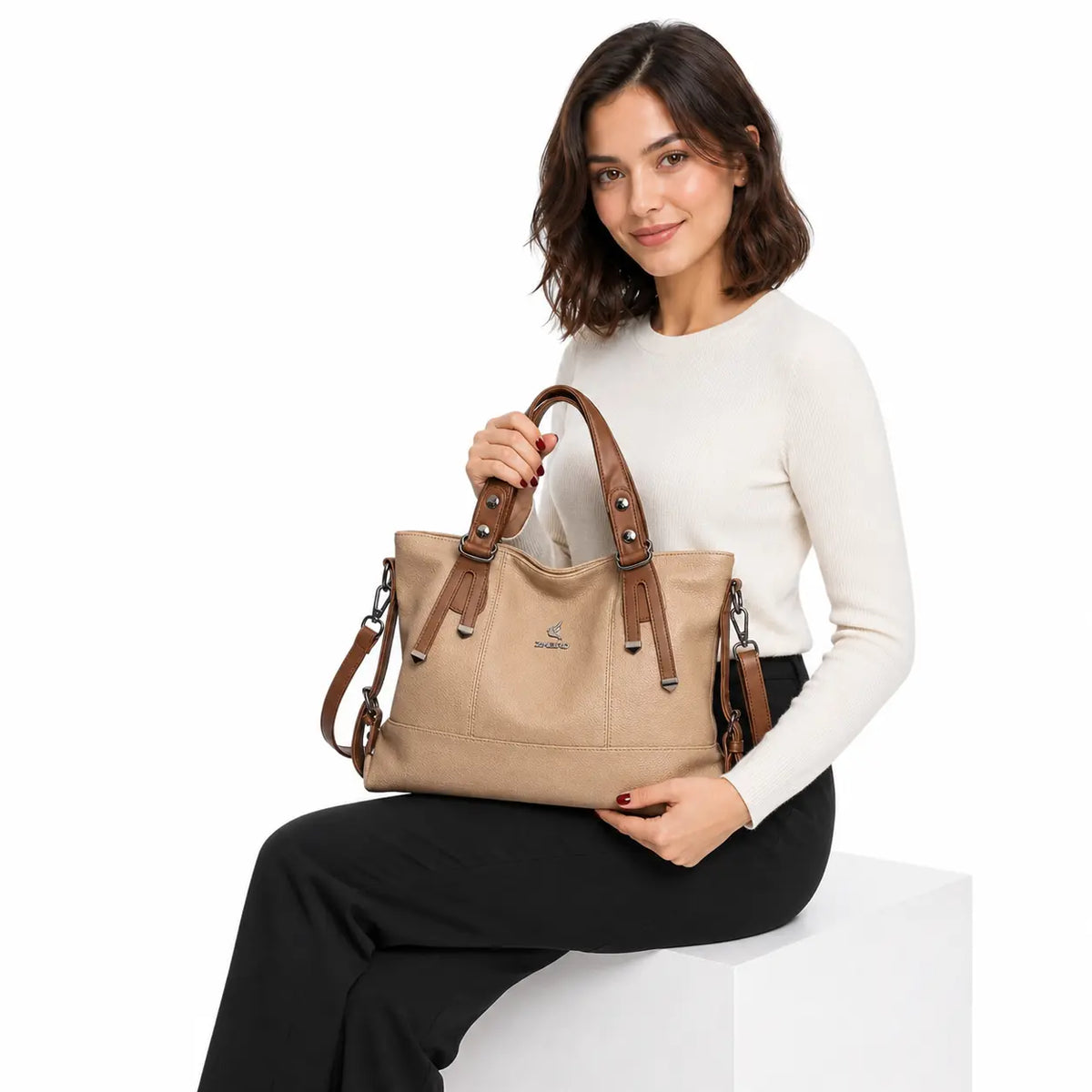 Bolso de piel Anne Country