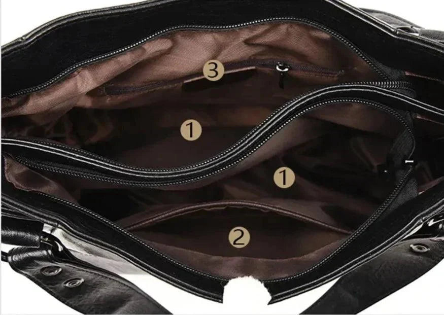 Bolso de piel Atis