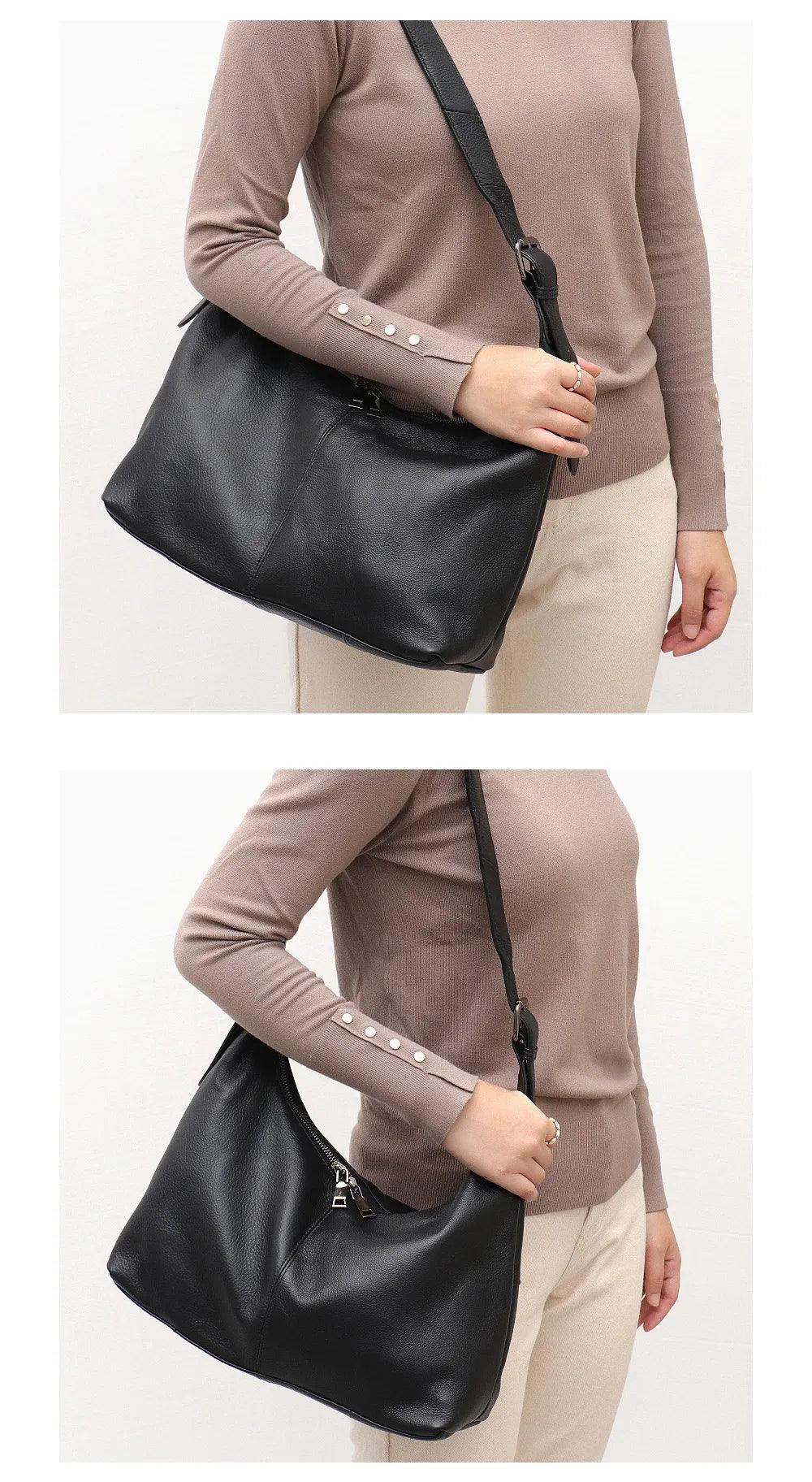 Bolso bandolera de piel Agatha