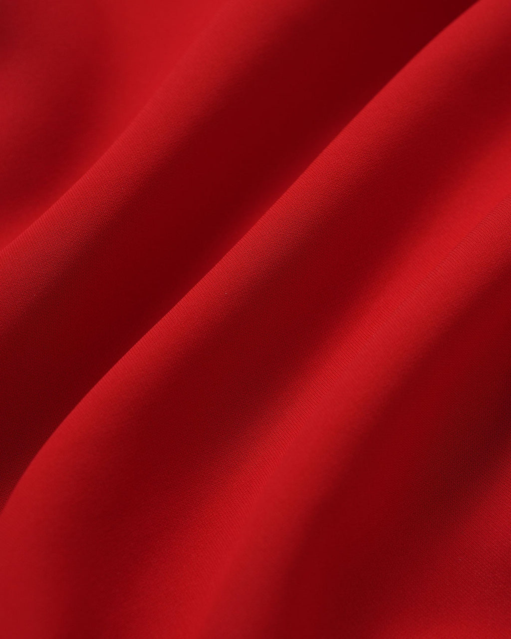 Vestido corto rojo fruncido
